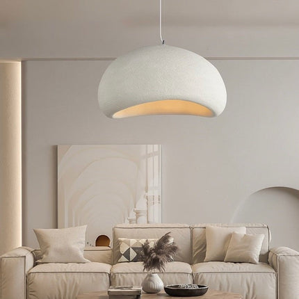 Lampa Wisząca Wabi Sabi w Białym i Szarym – Regulowana Wysokość, Nowoczesna Lampa do Salonu, Idealna Nad Stół 8