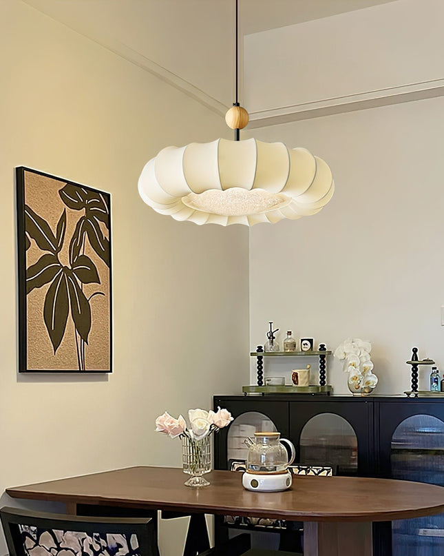 Lampa Wisząca Winnie Veil z Wbudowaną Diodą LED – Elegancka Lampa do Salonu, Regulowana Wysokość, Nowoczesny Design 0