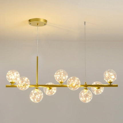 Lampa Wisząca do Jadalni z Żelaza i Szkła – Regulowana Wysokość, Elegancki Design 11
