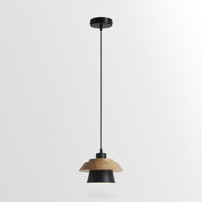 Lampa Wisząca z Drewna i Kamienia Naturalnego – Elegancki Element Wnętrza 0