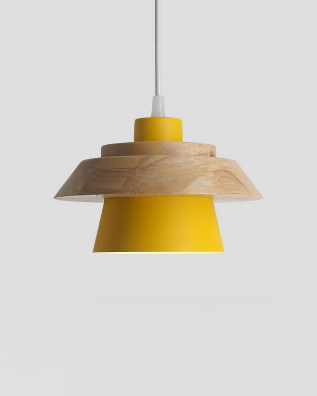 Lampa Wisząca z Drewna i Kamienia Naturalnego – Elegancki Element Wnętrza 6