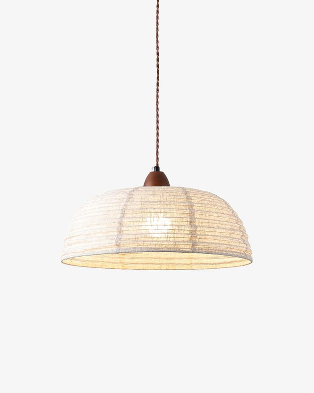 Lampa Wisząca z Drewna i Tkaniny – Nowoczesny Design do Wnętrz 8