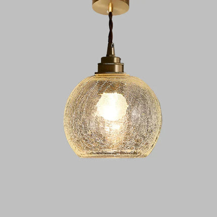 Lampa Wisząca z Kryształowego Szkła E27 – Minimalistyczny Design do Jadalni 0