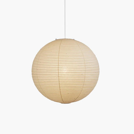 Lampa wisząca z prążkowanym kloszem z papieru ryżowego, minimalistyczne oświetlenie do kuch 0