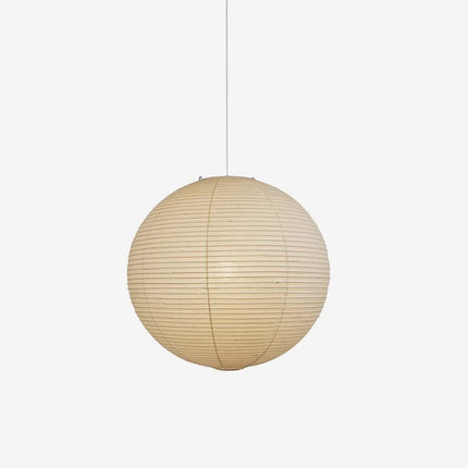 Lampa wisząca z prążkowanym kloszem z papieru ryżowego, minimalistyczne oświetlenie do kuch 1