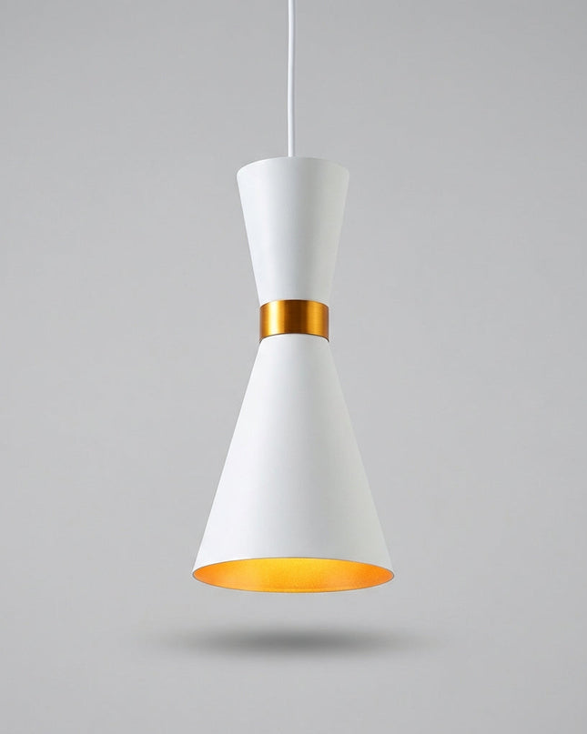 Lampa wisząca z regulowanym kablem w industrialnym stylu, z aluminiowym kloszem, idealna do salon 2