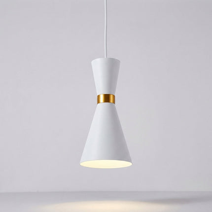 Lampa wisząca z regulowanym kablem w industrialnym stylu, z aluminiowym kloszem, idealna do salon 4