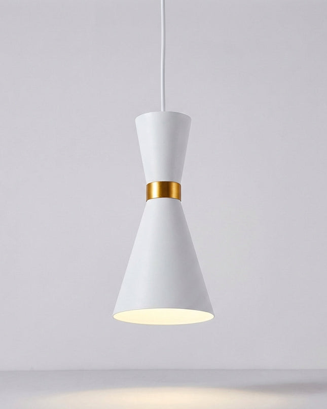 Lampa wisząca z regulowanym kablem w industrialnym stylu, z aluminiowym kloszem, idealna do salon 4