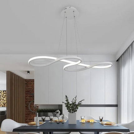 Lampa wisząca z regulowanym kablem, nowoczesny metalowy design w czarnym kolorze, idealna do salon 9