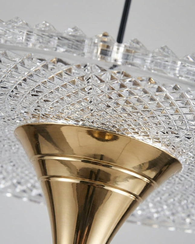 Lampa wisząca o nowoczesnym minimalistycznym designie, idealna do salonu, z równomiernym oświetlen 3