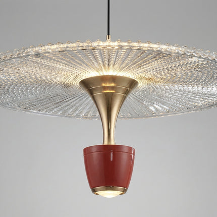 Lampa wisząca o nowoczesnym minimalistycznym designie, idealna do salonu, z równomiernym oświetlen 6