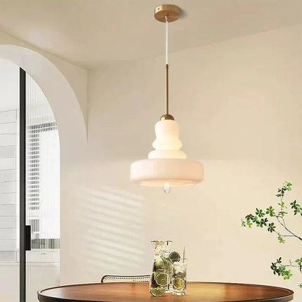 Lampa Wisząca ze Szkła Dyniowego Bauhaus – Elegancki Design do Twojego Wnętrza 11