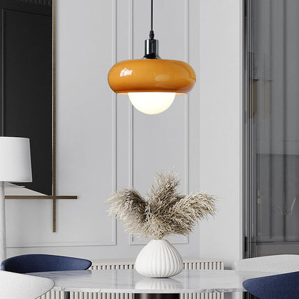 Lampa Wisząca ze Szkła Kawowego Bauhaus – Elegancki Design i Funkcjonalność 1