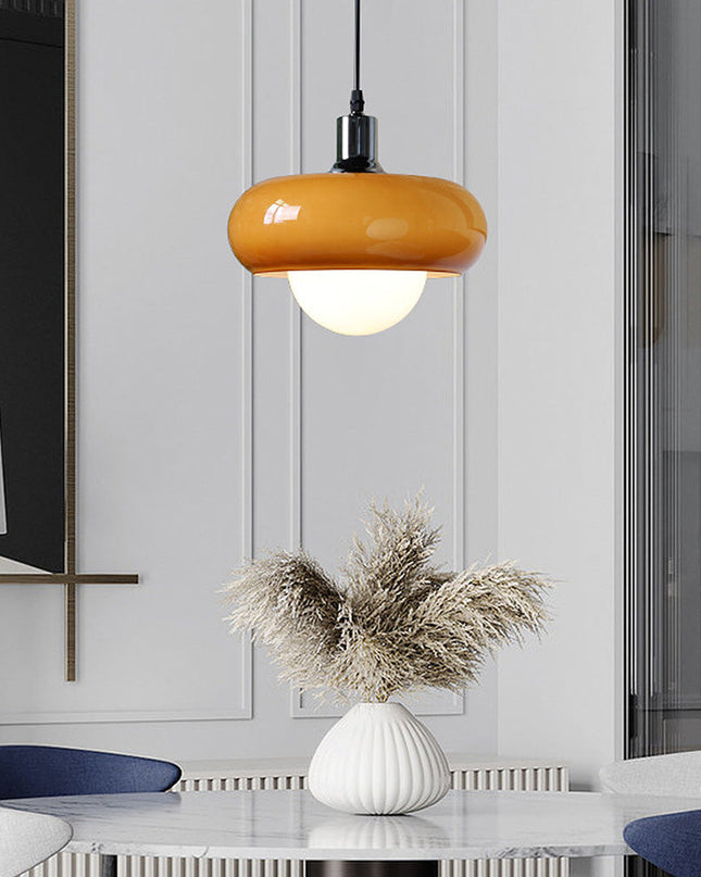 Lampa Wisząca ze Szkła Kawowego Bauhaus – Elegancki Design i Funkcjonalność 1