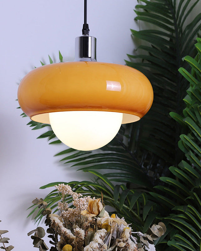 Lampa Wisząca ze Szkła Kawowego Bauhaus – Elegancki Design i Funkcjonalność 3