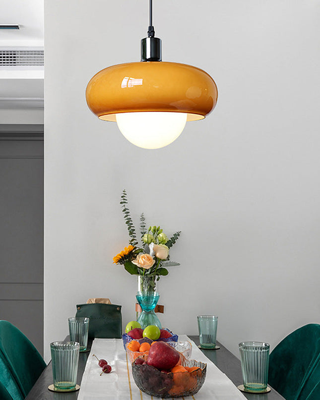 Lampa Wisząca ze Szkła Kawowego Bauhaus – Elegancki Design i Funkcjonalność 4