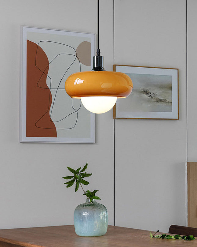 Lampa Wisząca ze Szkła Kawowego Bauhaus – Elegancki Design i Funkcjonalność 7