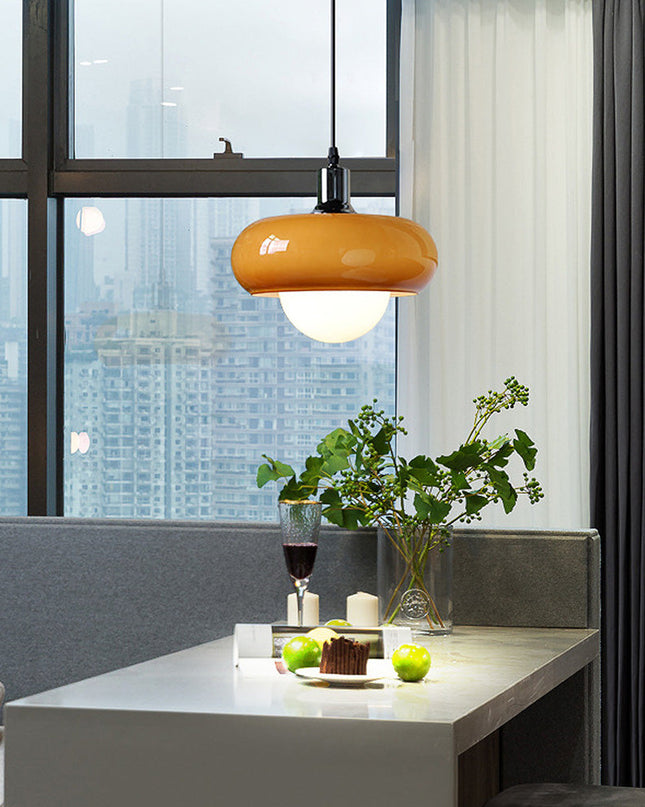 Lampa Wisząca ze Szkła Kawowego Bauhaus – Elegancki Design i Funkcjonalność 8