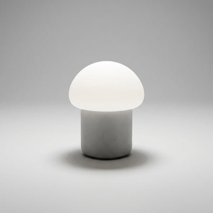 Lampa stołowa w kształcie grzybka z miękkim światłem LED – nowoczesny, minimalistyczny design do stosowania przy łóżku lub na stoliku nocnym 0