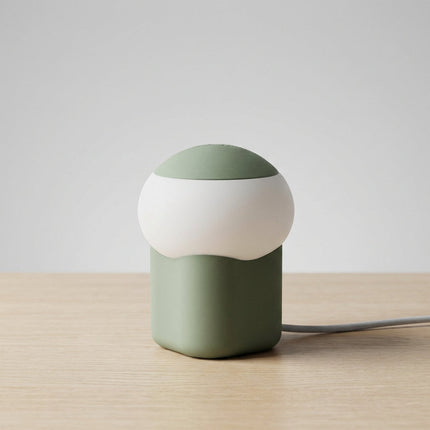 Lampa stołowa w kształcie grzybka z miękkim światłem LED – nowoczesny, minimalistyczny design do stosowania przy łóżku lub na stoliku nocnym 2