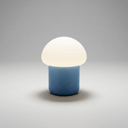Lampa stołowa w kształcie grzybka z miękkim światłem LED – nowoczesny, minimalistyczny design do stosowania przy łóżku lub na stoliku nocnym 8