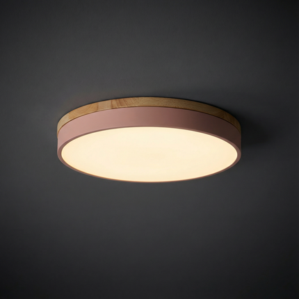 Lampa sufitowa LED z bezstopniowym ściemnianiem i pilotem – nowoczesna, okrągła lampa sufitowa do salonów 5