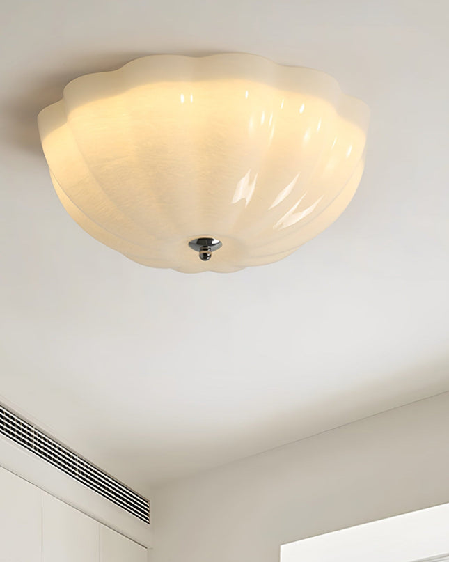 Lampa sufitowa Opal Shell z wbudowaną diodą LED – Elegancka i funkcjonalna 0