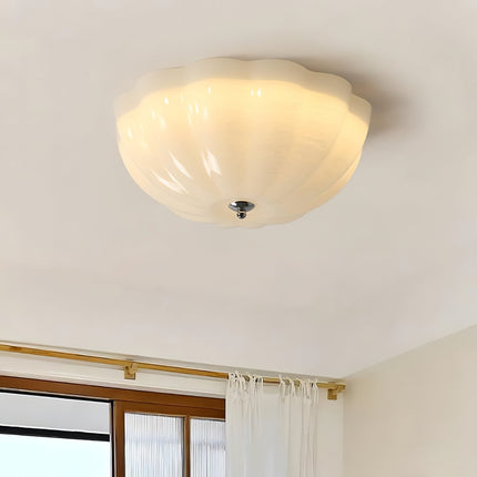 Lampa sufitowa Opal Shell z wbudowaną diodą LED – Elegancka i funkcjonalna 1