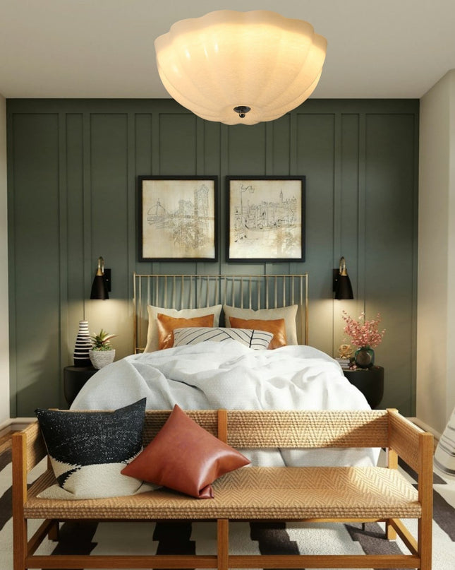 Lampa sufitowa Opal Shell z wbudowaną diodą LED – Elegancka i funkcjonalna 3