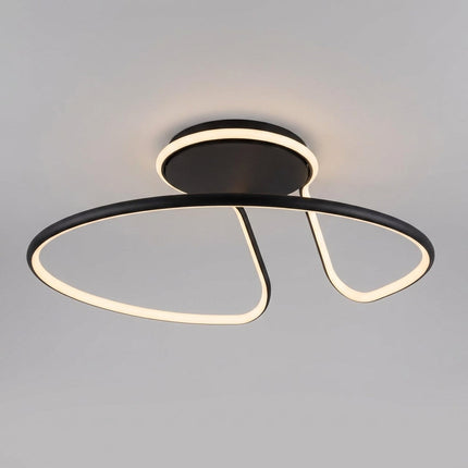Lampa sufitowa do montażu natynkowego z równomiernym oświetleniem – nowoczesna, energooszczędna konstrukcja – średnica 50 cm 0