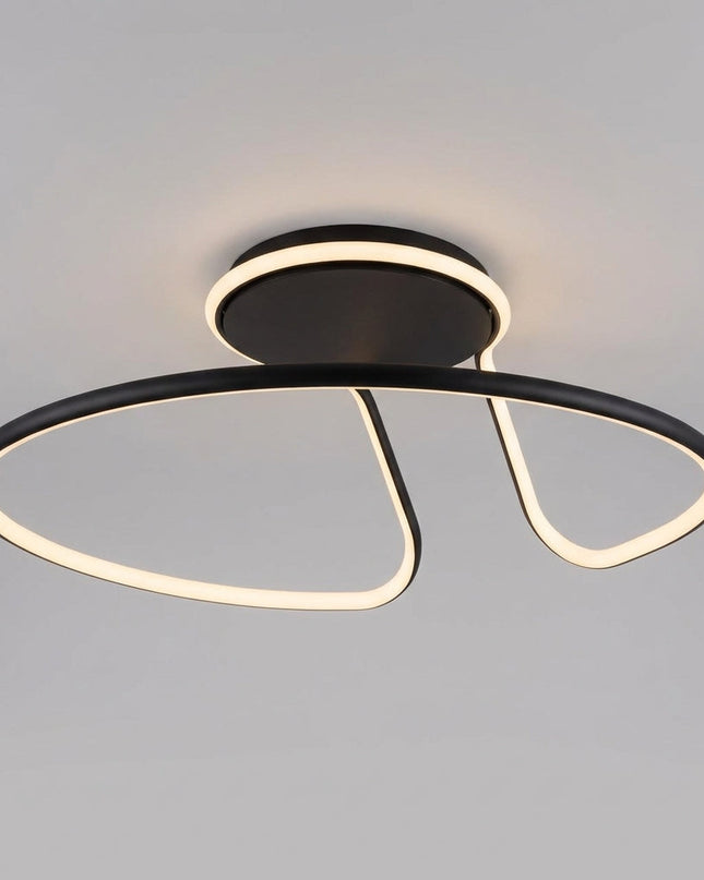 Lampa sufitowa do montażu natynkowego z równomiernym oświetleniem – nowoczesna, energooszczędna konstrukcja – średnica 50 cm 0