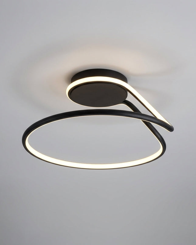 Lampa sufitowa do montażu natynkowego z równomiernym oświetleniem – nowoczesna, energooszczędna konstrukcja – średnica 50 cm 2