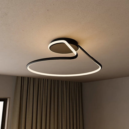 Lampa sufitowa do montażu natynkowego z równomiernym oświetleniem – nowoczesna, energooszczędna konstrukcja – średnica 50 cm 5