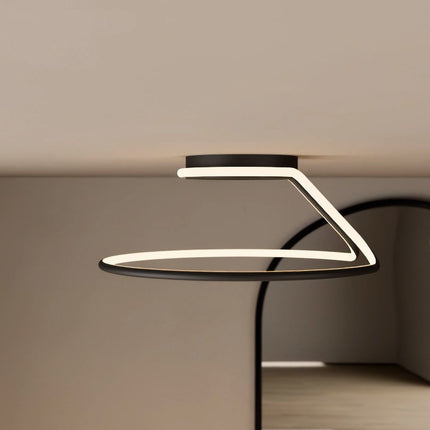 Lampa sufitowa do montażu natynkowego z równomiernym oświetleniem – nowoczesna, energooszczędna konstrukcja – średnica 50 cm 6