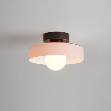 Lampa sufitowa z możliwością montażu natynkowego, kompatybilna z diodami LED – nowoczesny design z mosiądzu i szkła do jadalni lub przedpokoju 7