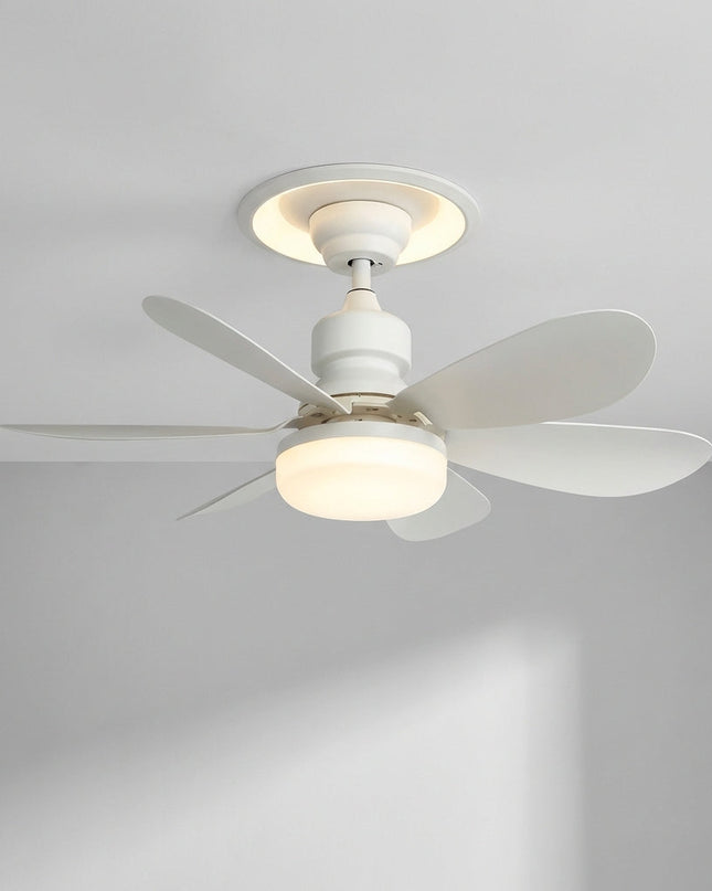 Lampa sufitowa z przyciemnianą diodą LED i pilotem – cichy wentylator, 4500 lumenów, nowoczesny design 2
