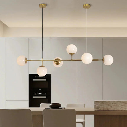 Lampa wisząca Anzo - Szklana kula, Nowoczesny design, Idealna do wnętrz 0