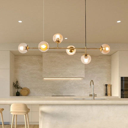 Lampa wisząca Anzo - Szklana kula, Nowoczesny design, Idealna do wnętrz 1