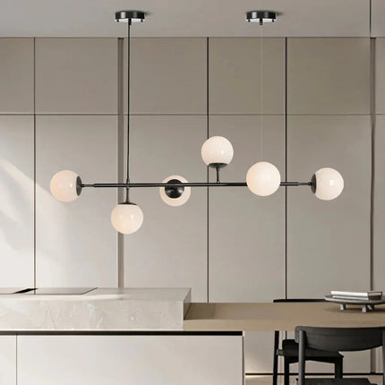 Lampa wisząca Anzo - Szklana kula, Nowoczesny design, Idealna do wnętrz 4
