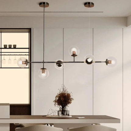 Lampa wisząca Anzo - Szklana kula, Nowoczesny design, Idealna do wnętrz 5