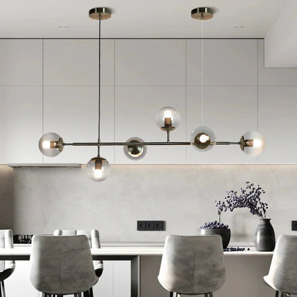 Lampa wisząca Anzo - Szklana kula, Nowoczesny design, Idealna do wnętrz 6