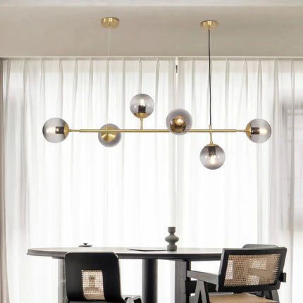 Lampa wisząca Anzo - Szklana kula, Nowoczesny design, Idealna do wnętrz 8