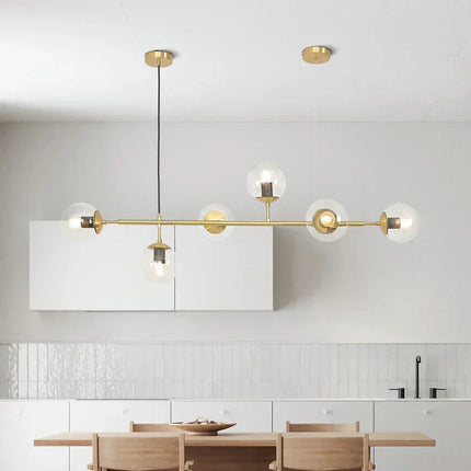 Lampa wisząca Anzo - Szklana kula, Nowoczesny design, Idealna do wnętrz 9