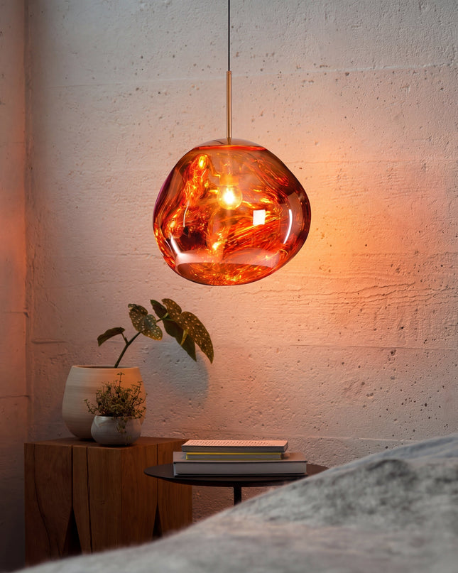 Lampa wisząca Melt z regulowaną wysokością – nowoczesna lampa wisząca do kuchni z akrylu i metalu 1