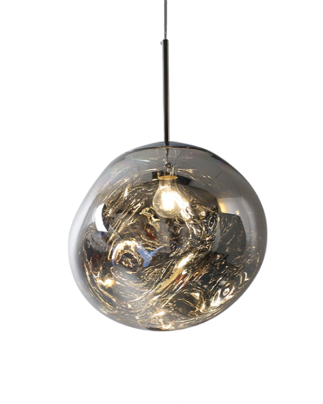 Lampa wisząca Melt z regulowaną wysokością – nowoczesna lampa wisząca do kuchni z akrylu i metalu 4