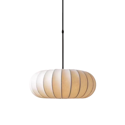 Lampa wisząca Silk z ciepłym światłem LED – regulowana, nowoczesna, minimalistyczna konstrukcja – dostępna w rozmiarach 30 cm, 40 cm i 50 cm 0
