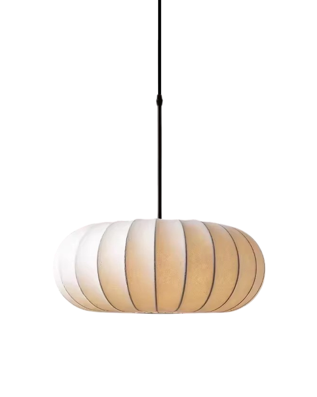 Lampa wisząca Silk z ciepłym światłem LED – regulowana, nowoczesna, minimalistyczna konstrukcja – dostępna w rozmiarach 30 cm, 40 cm i 50 cm 0
