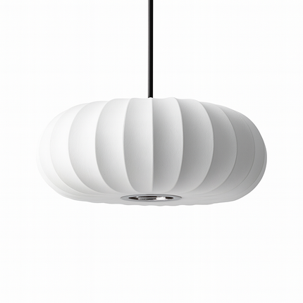Lampa wisząca Silk z ciepłym światłem LED – regulowana, nowoczesna, minimalistyczna konstrukcja – dostępna w rozmiarach 30 cm, 40 cm i 50 cm 8