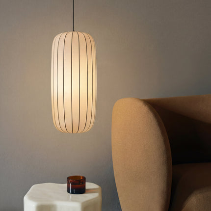 Lampa wisząca Silk z regulowaną wysokością i ciepłym blaskiem LED – minimalistyczny design oświetlenia kuchennego 2