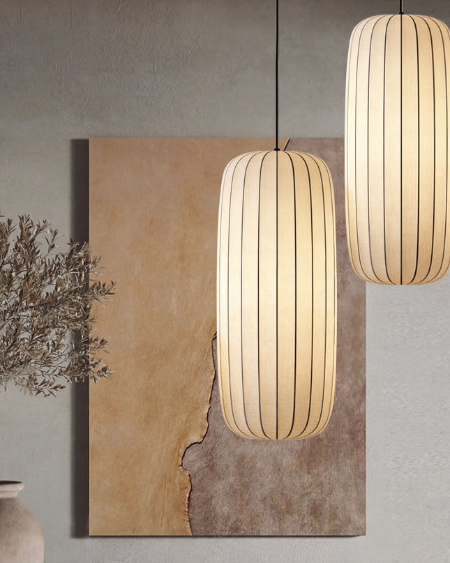 Lampa wisząca Silk z regulowaną wysokością i ciepłym blaskiem LED – minimalistyczny design oświetlenia kuchennego 4